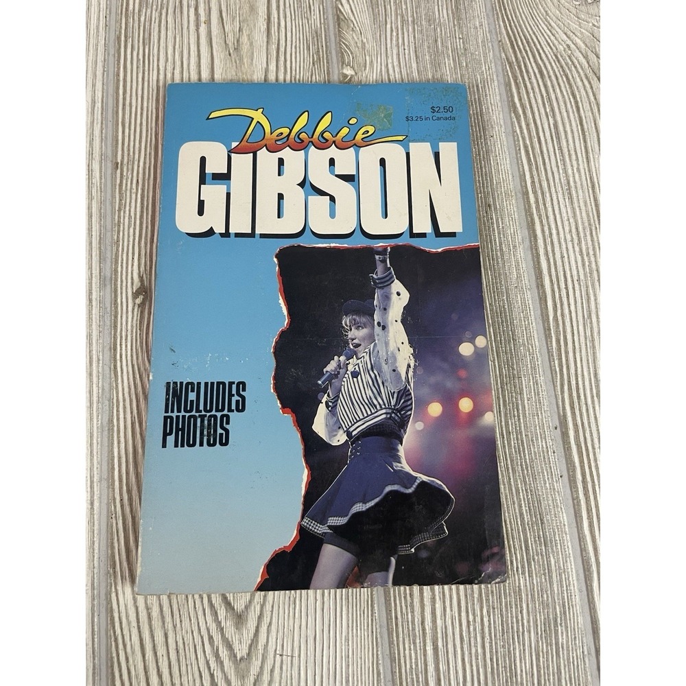Vintage 1989 Debbie Gibson Biography Book Gary Poole 80s Pop Music Collectible